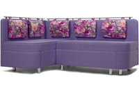 Кухонный диван Лагуна М2 Виолет уголовой со спальным местом